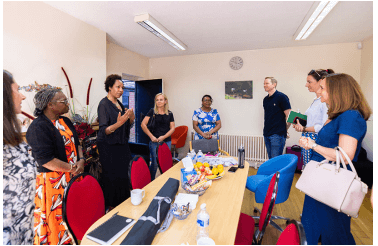 NCVO and Lloyds Bank Foundation for England and Wales visit SHAPE